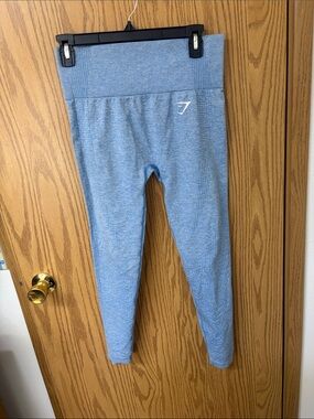 Gymshark Sky Blue Seamless High-Waist Leggings